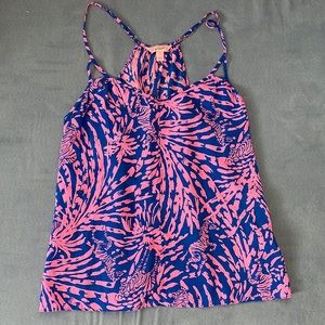 Lilly Pulitzer Silk Tank Top Size Small